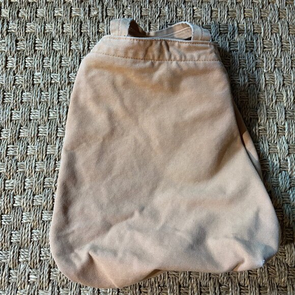 BAGGU Horizontal Duck in recycled cotton canvas in Bisque - Picture 4 of 8